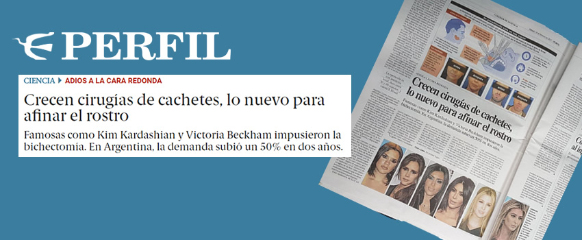 Entrevista en diario Perfil sobre Cirug�a de Afinamiento de Rostro